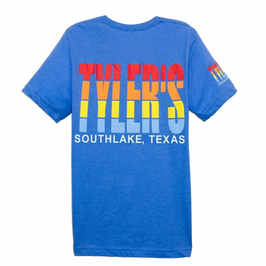 "Classic Navy Blue and White Striped Sailboat T-Shirt for Men – Southlake Collection"