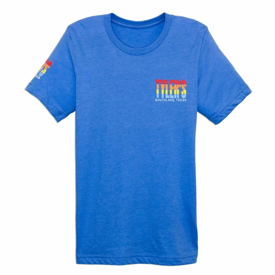 "Classic Navy Blue and White Striped Sailboat T-Shirt for Men – Southlake Collection"