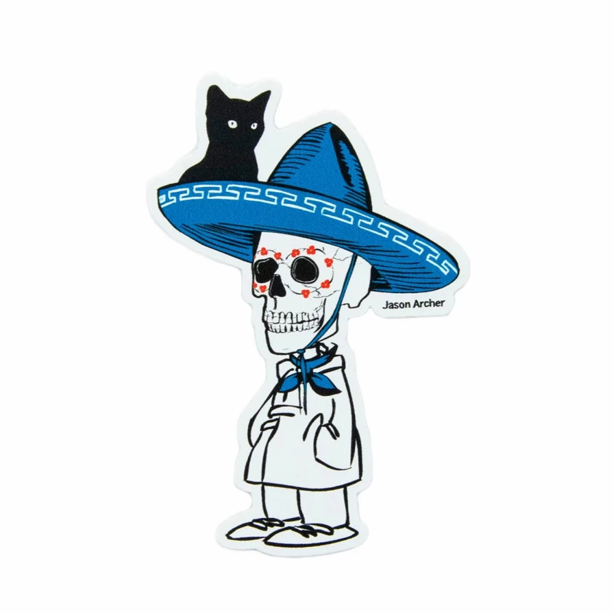 "Jason Archer Ghost Of Charlie Sticker - Multi-Color Decal"