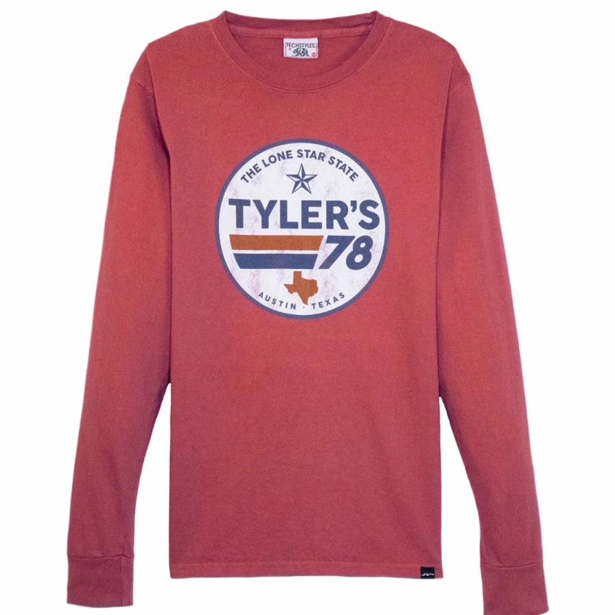 Tyler's Burmess Long Sleeve T-Shirt in Barn Color