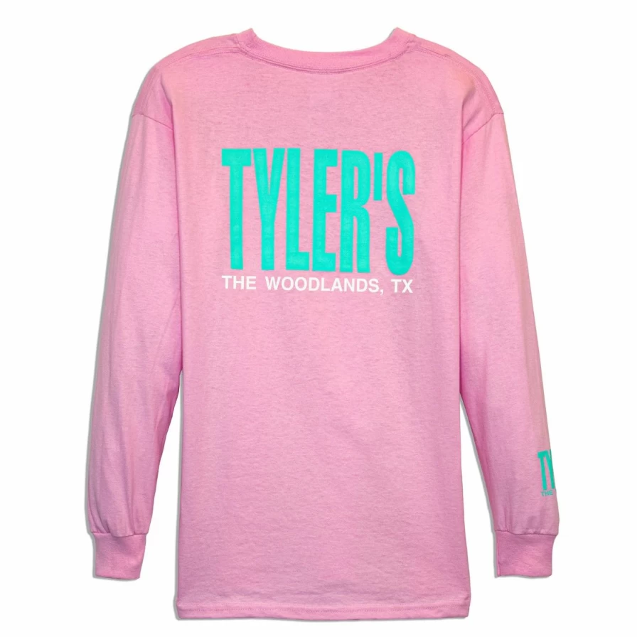 Kids' Pink and Mint Long Sleeve T-Shirt for Girls - Casual Comfortable Top