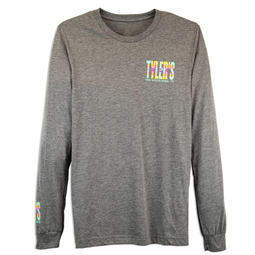 Men's Long Sleeve Aztec Print T-Shirt Pastel Color Boho Style Top