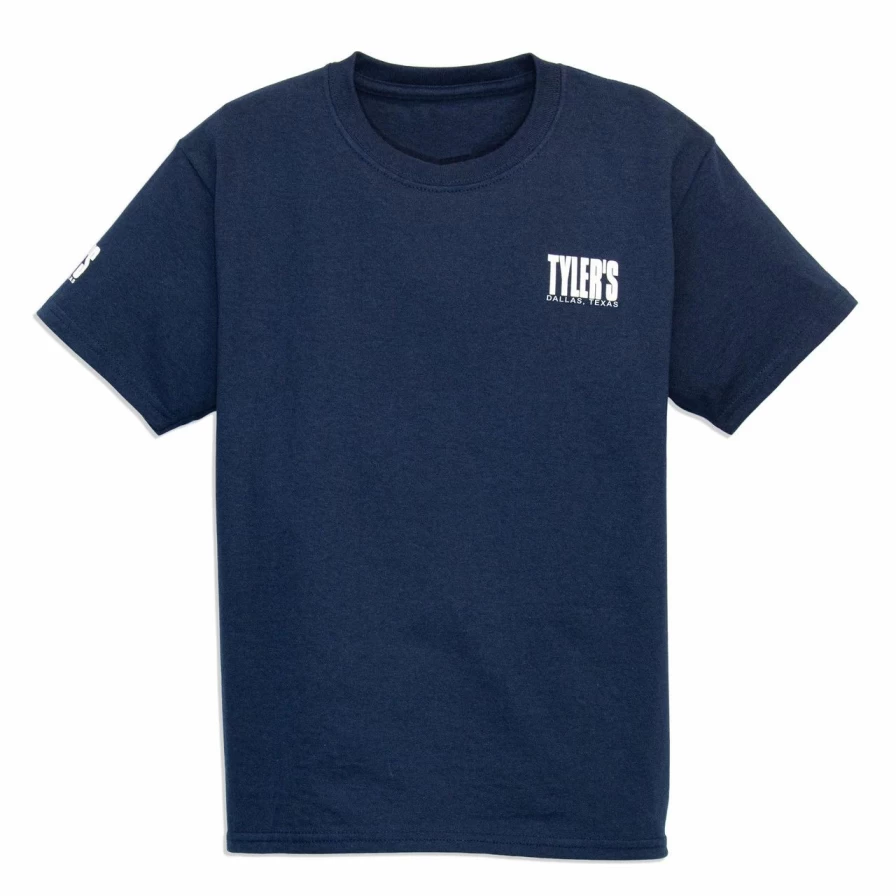 Kids' Navy and White Tyler's Dallas Graphic T-Shirt