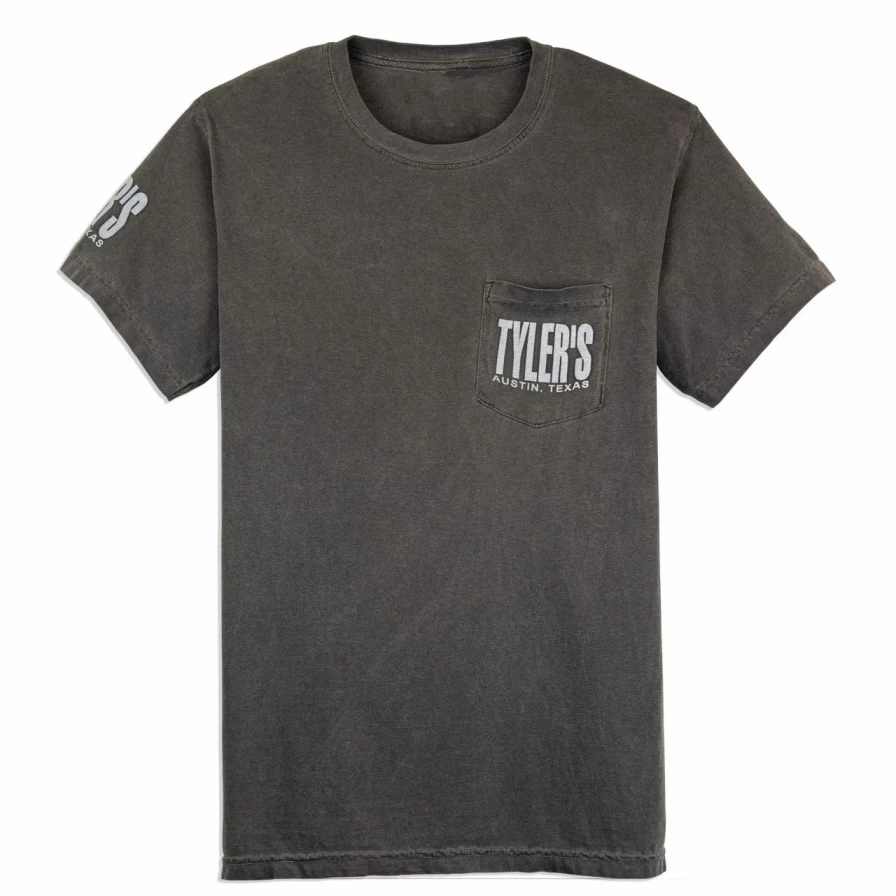 "Comfort Color Pocket Tee - Soft Vintage Style T-Shirt with Front Pocket"