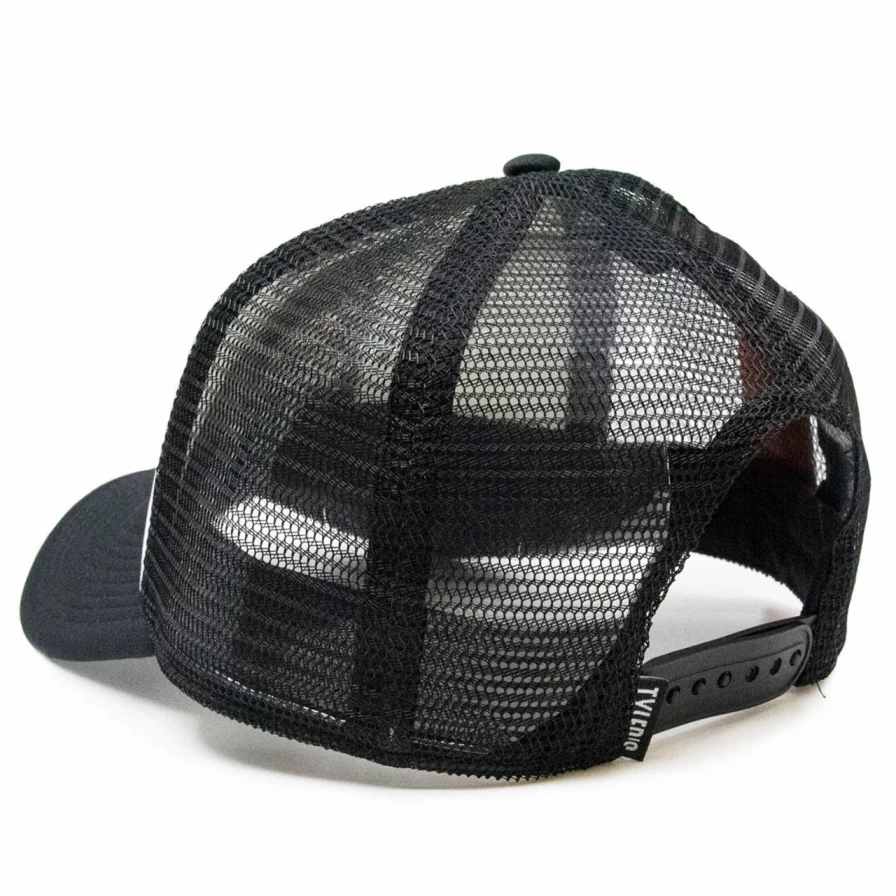 "Good Times Y'All Black & White Trucker Hat - Adjustable Snapback Cap"