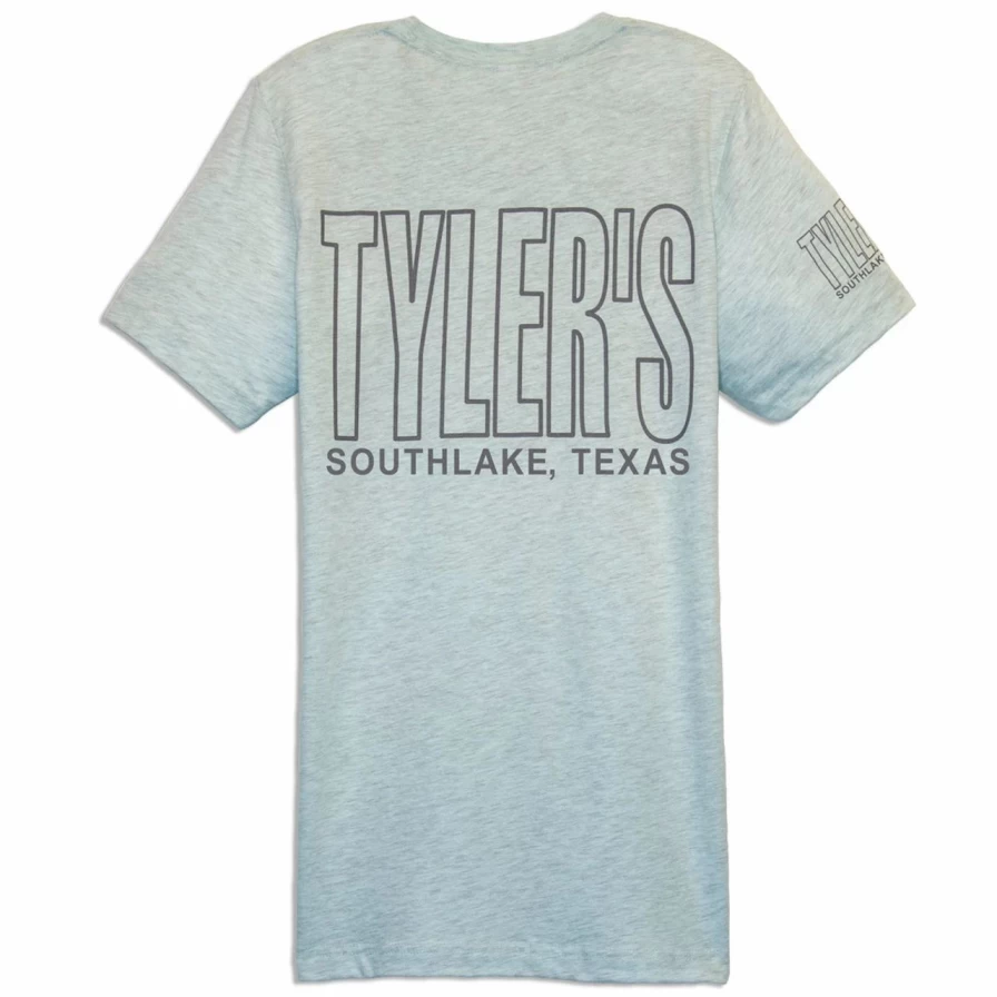 "Prism Ice Cool Grey Outline T-Shirt by Tyler's Southlake – Stylish Graphic Tee"
