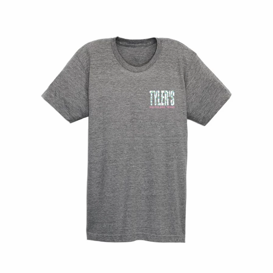 "Tyler's Kids Grey Pinata Graphic Tee - Southlake Fun Birthday Party T-Shirt"