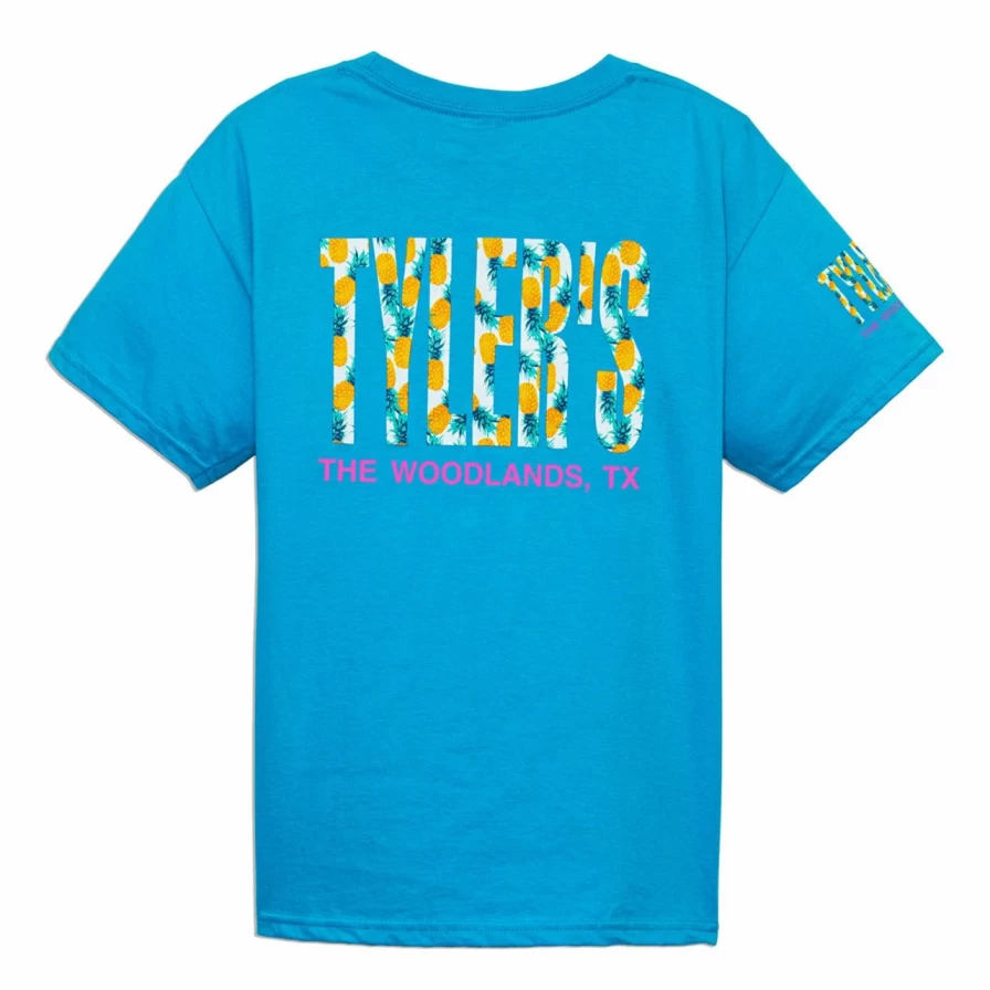 Kids' Pineapple Print Tyler's Lagoon T-Shirt - The Woodlands Collection