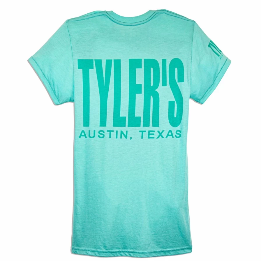 "Men's Heather Seafoam Green T-Shirt - Tyler's Austin Casual Tee"