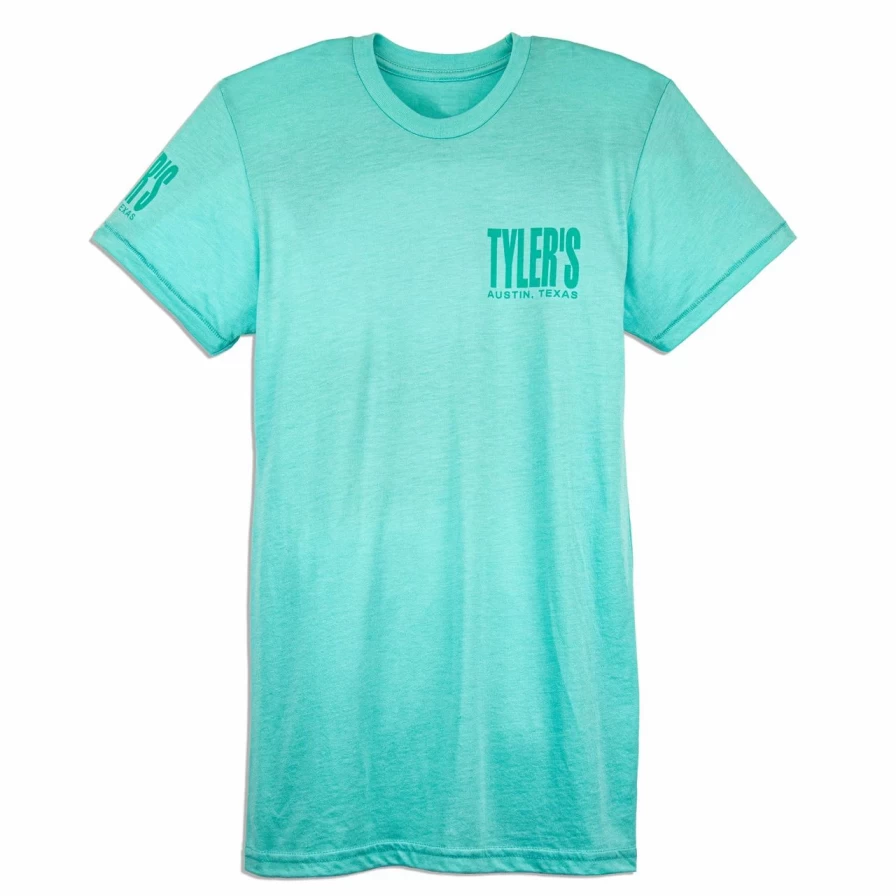 "Men's Heather Seafoam Green T-Shirt - Tyler's Austin Casual Tee"