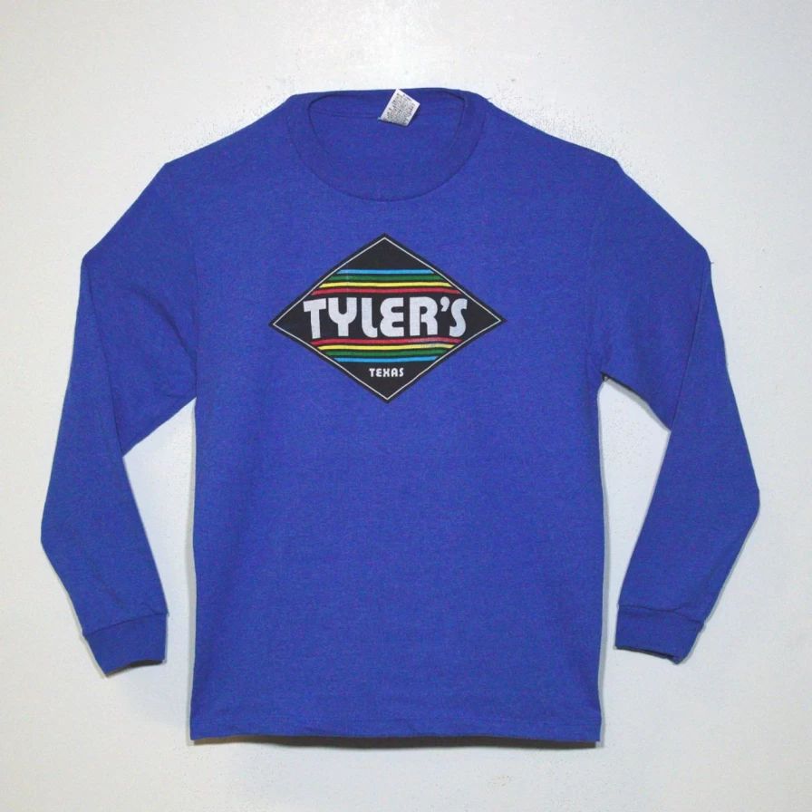 Tyler's Kids Royal Blue Straight Tear Long Sleeve T-Shirt