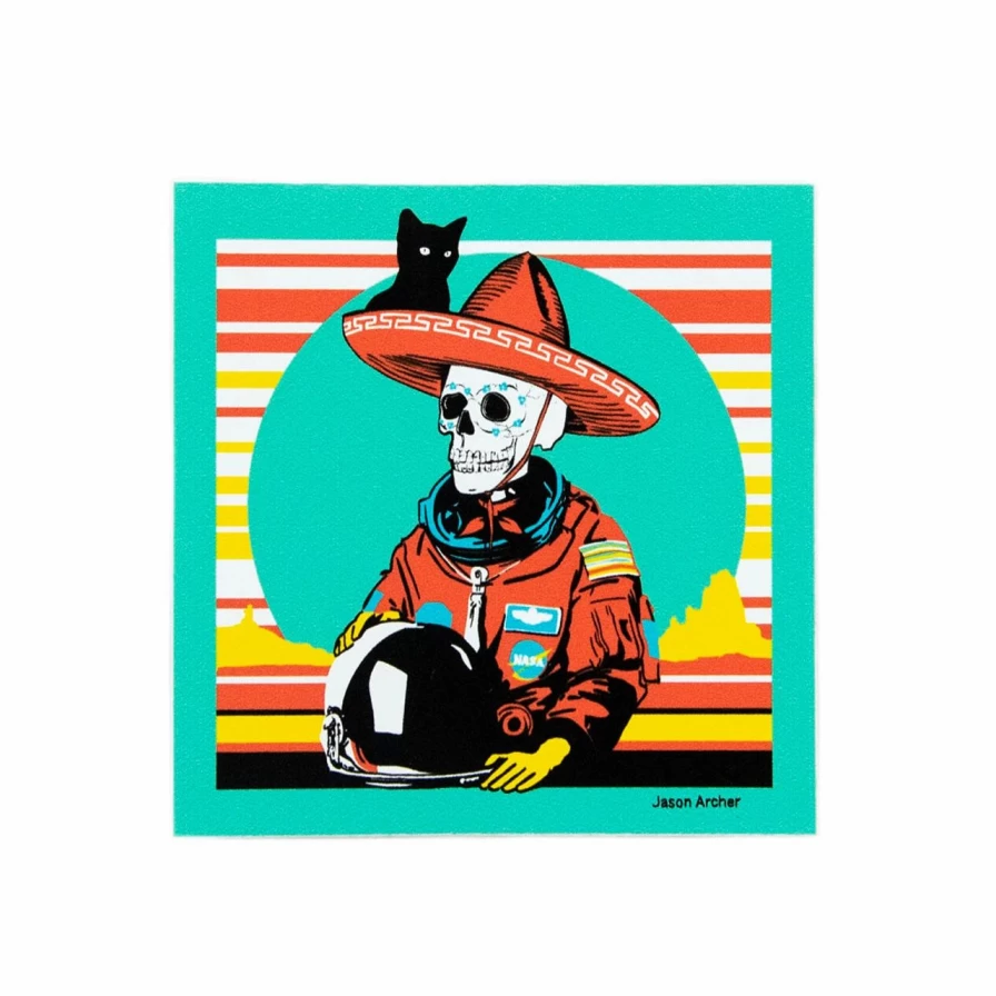 "Jason Archer Major Stray Sticker - Multi-Color Decorative Stickers for Creative Designs"