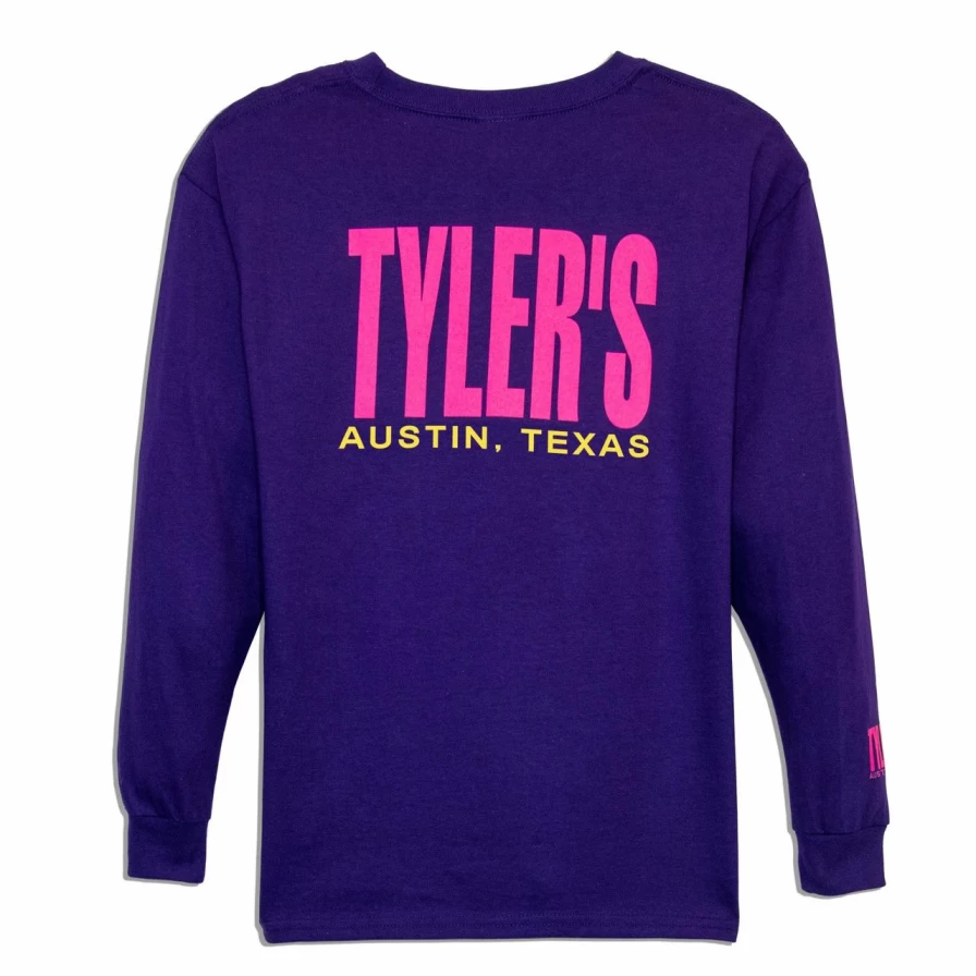 Kids' Purple and Pink Long Sleeve T-Shirt by Tyler - Austin Collection