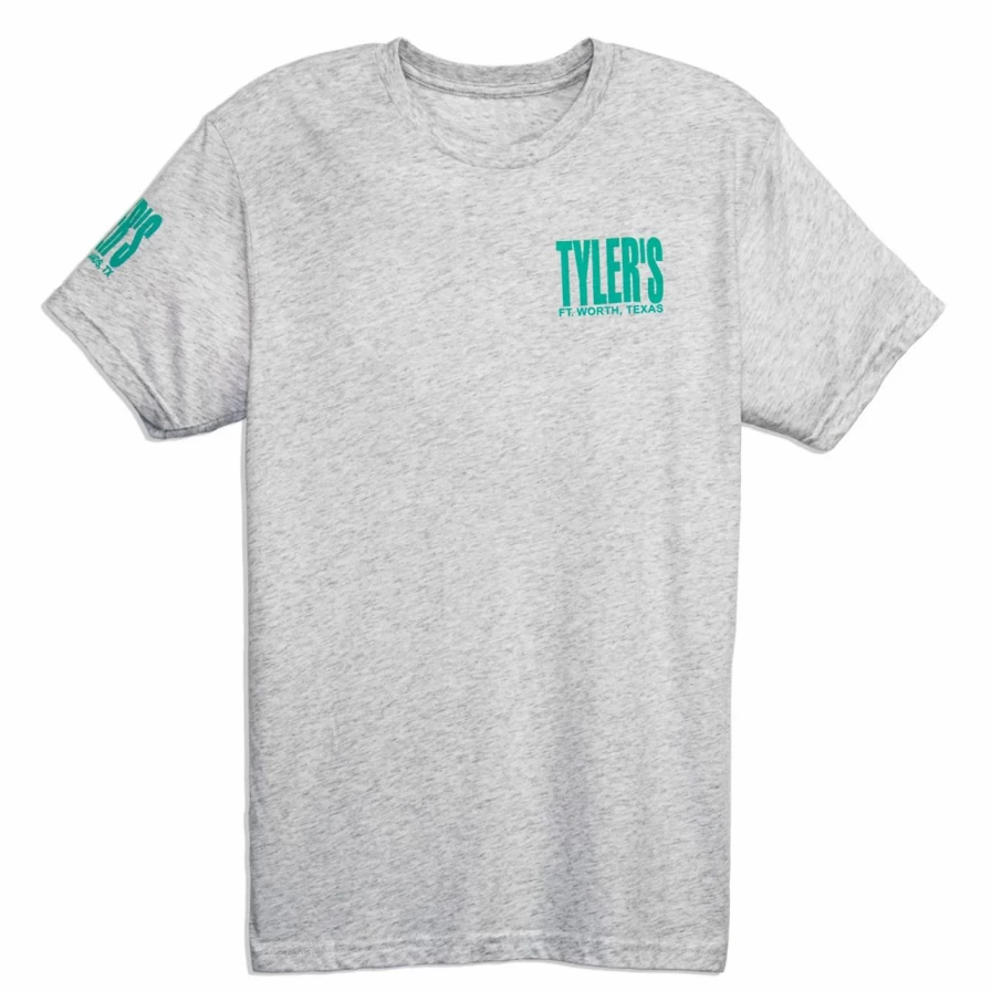 Vintage White Mint Melon Color Block Track Tee Retro Athletic Style T-Shirt