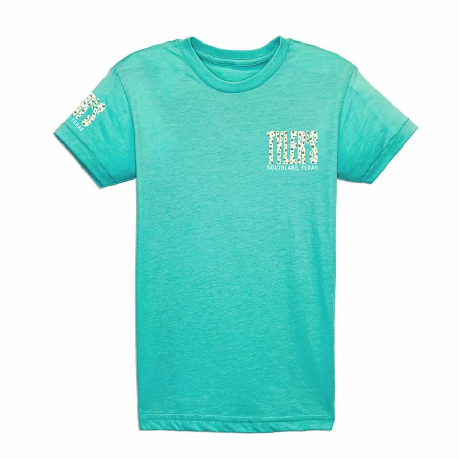 "Tyler's Kids' Bee Graphic Tee in Tahiti Blue - Southlake Collection"