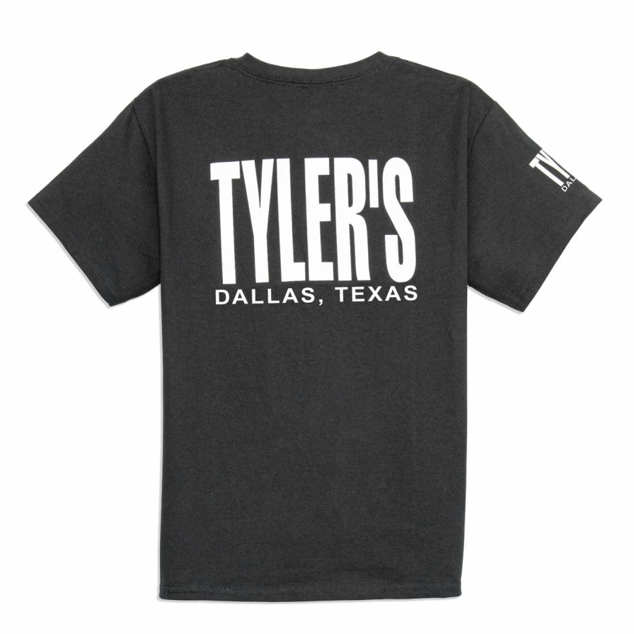 Kids' Black and White Tyler's Dallas Graphic T-Shirt