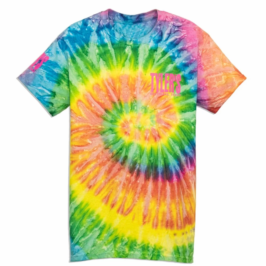 "Stylish Heliconia Tie-Dye T-Shirt for Men and Women - Southlake Collection"