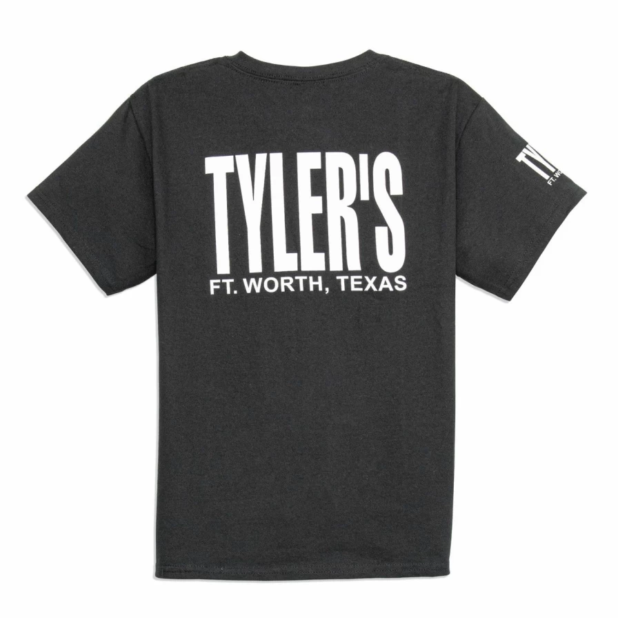 Kids' Black and White Tyler's T-Shirt - Stylish Cotton Tee for Boys and Girls
