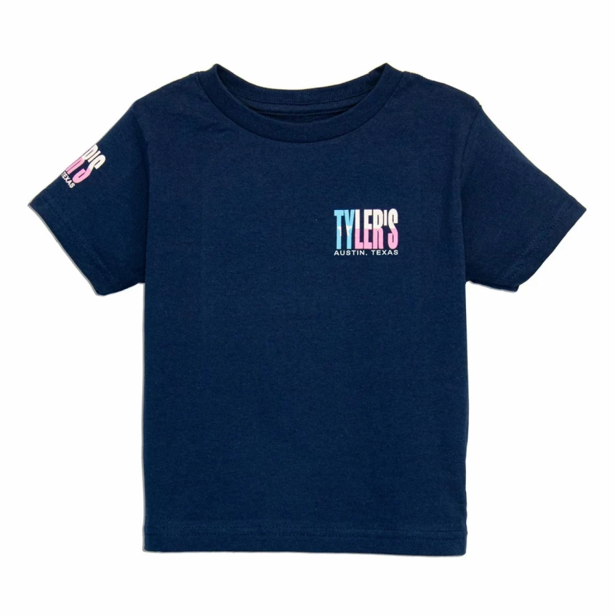 "Toddler's Navy Blue Texas Flag T-Shirt - Austin Themed Tyler's Tee for Kids"