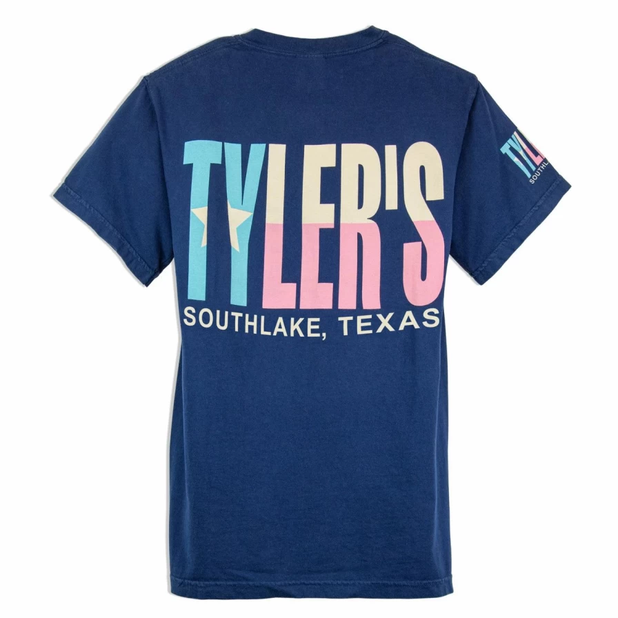 Vintage Comfort Colors Pastel Texas Flag Pocket T-Shirt - Southlake Style Soft Washed Tee