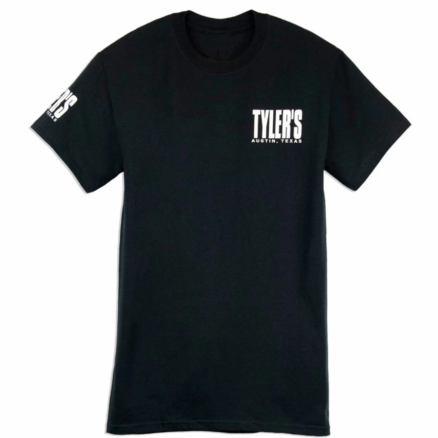 "Tyler's Classic Black and White T-Shirt | Austin Inspired Unisex Tee"