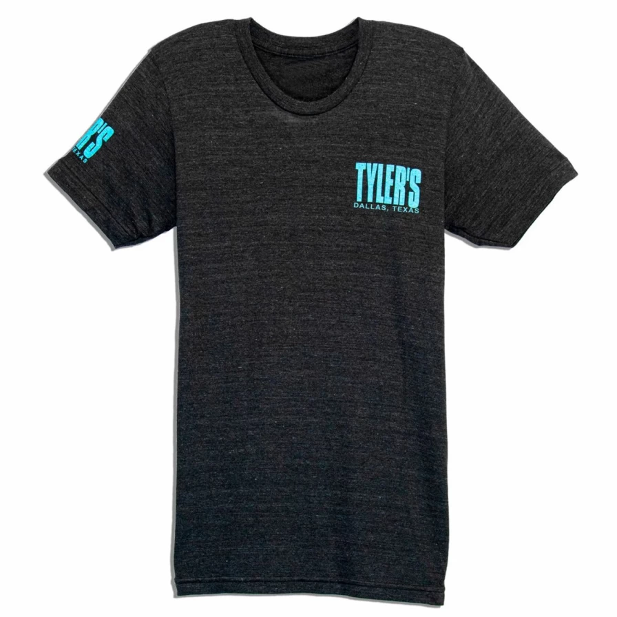 Tyler's Tie Dye Cotton Candy & White Outline Tee - Dallas Graphic T-Shirt