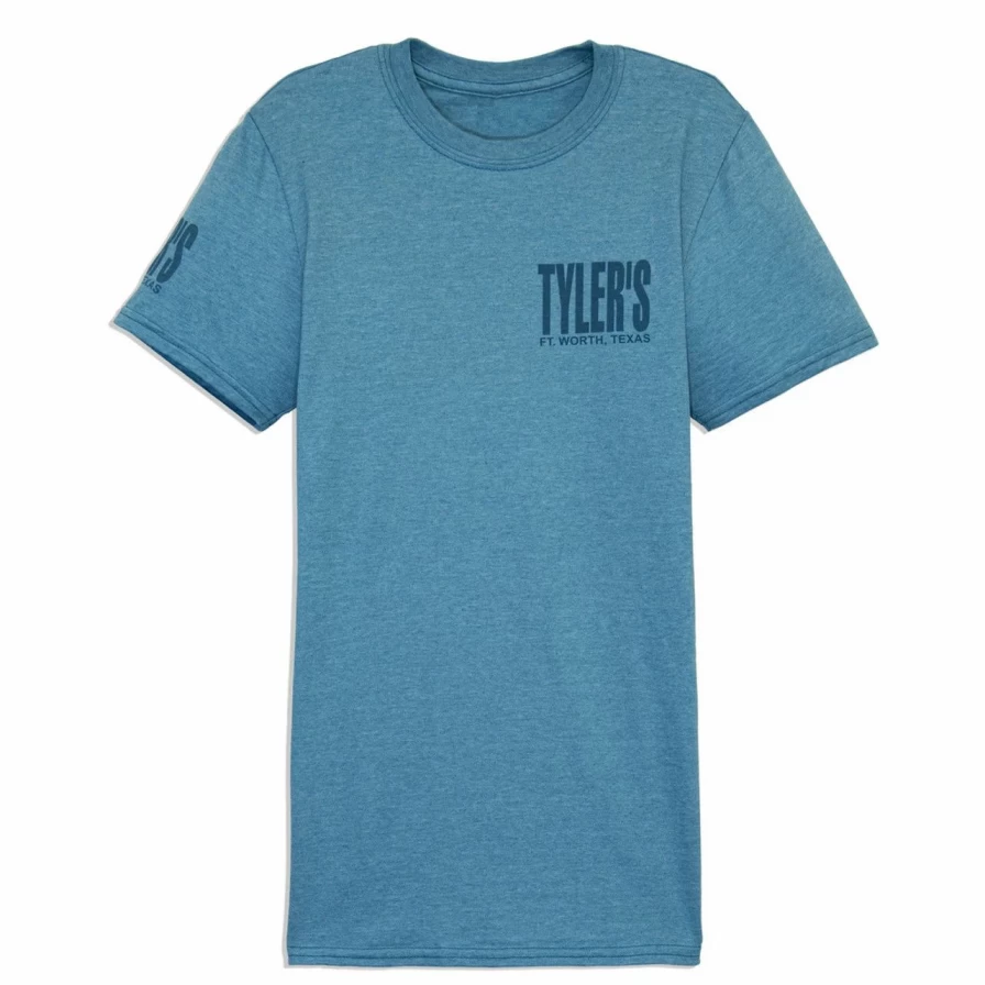 "Tyler's Tee Ft. Worth Heather Galapagos/Galapagos Cotton T-Shirt"