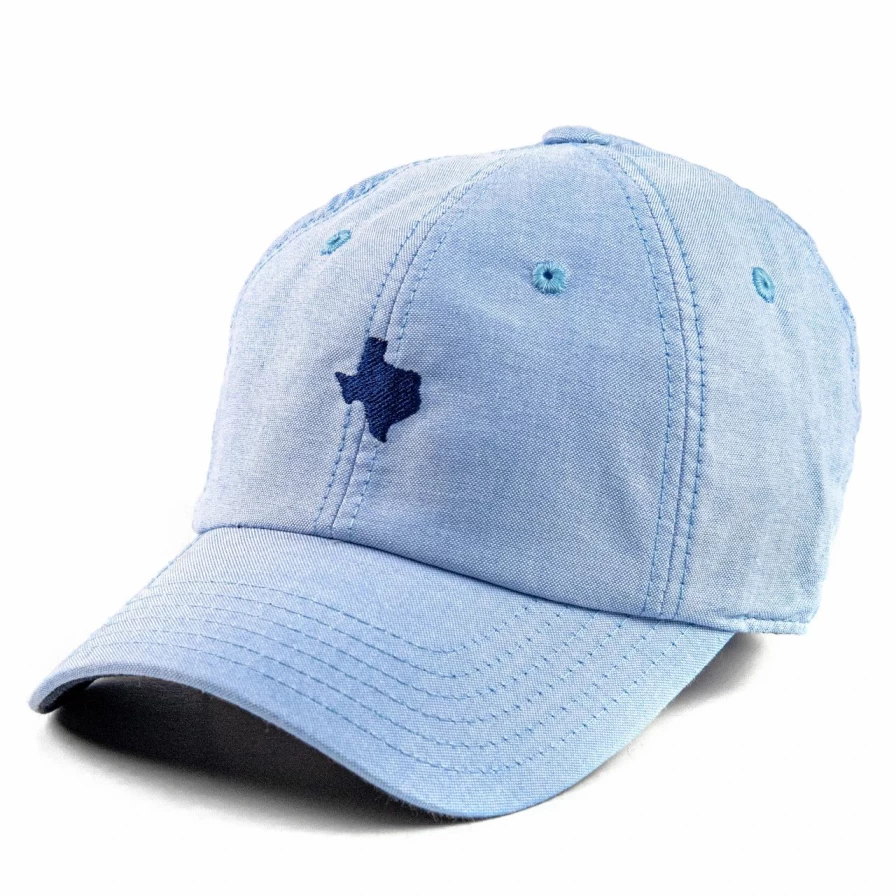 Texas Front Nine Cap - Light Blue Adjustable Baseball Hat for Men & Women
