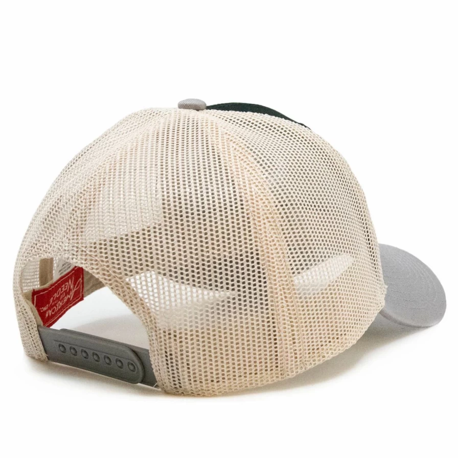 "Black and Ivory Trucker Hat Featuring Big Bend National Park Design"