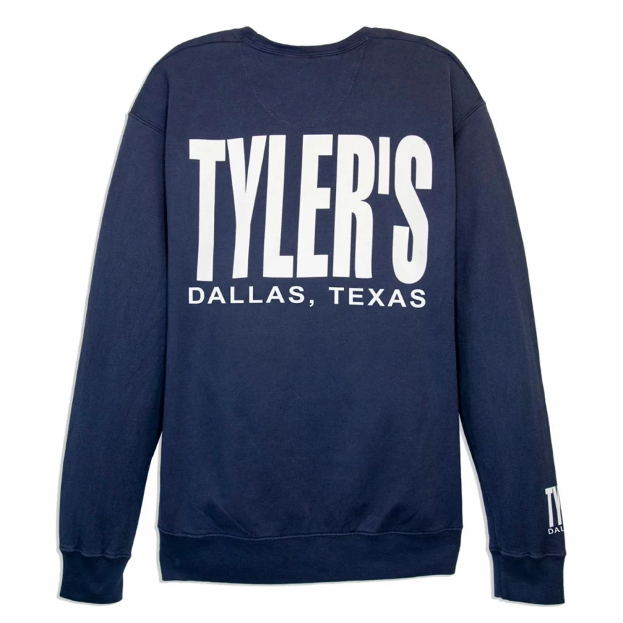 Navy Blue Comfort Wash Sweatshirt - Relaxed Fit Casual Pullover for Men
