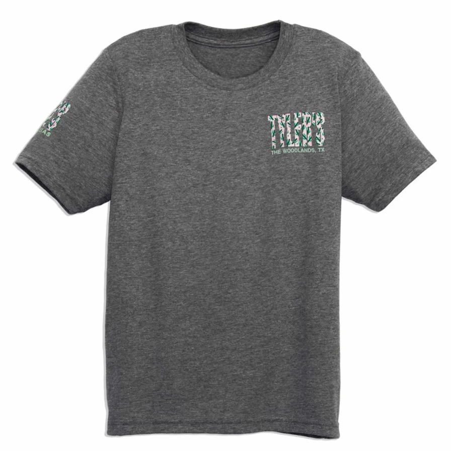 "Cactus Print Kids' Track Tee - The Woodlands Children's T-Shirt"