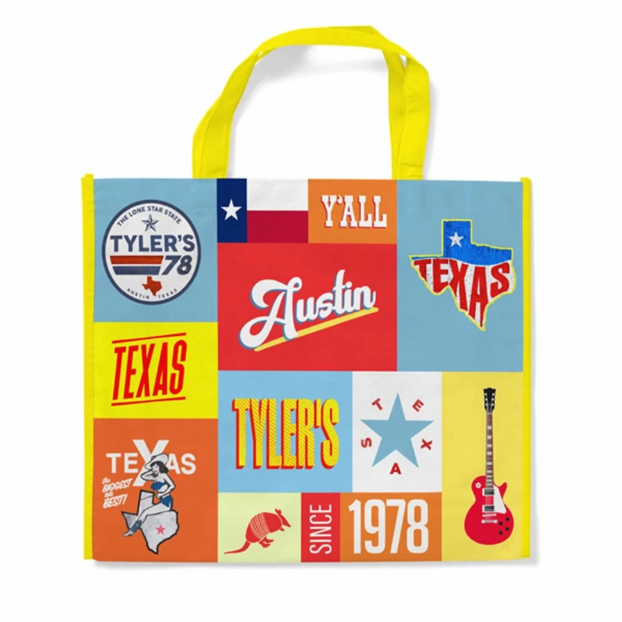 Eco-Friendly Mural Print Reusable Tote Bag - Stylish & Durable Shopping Carryall