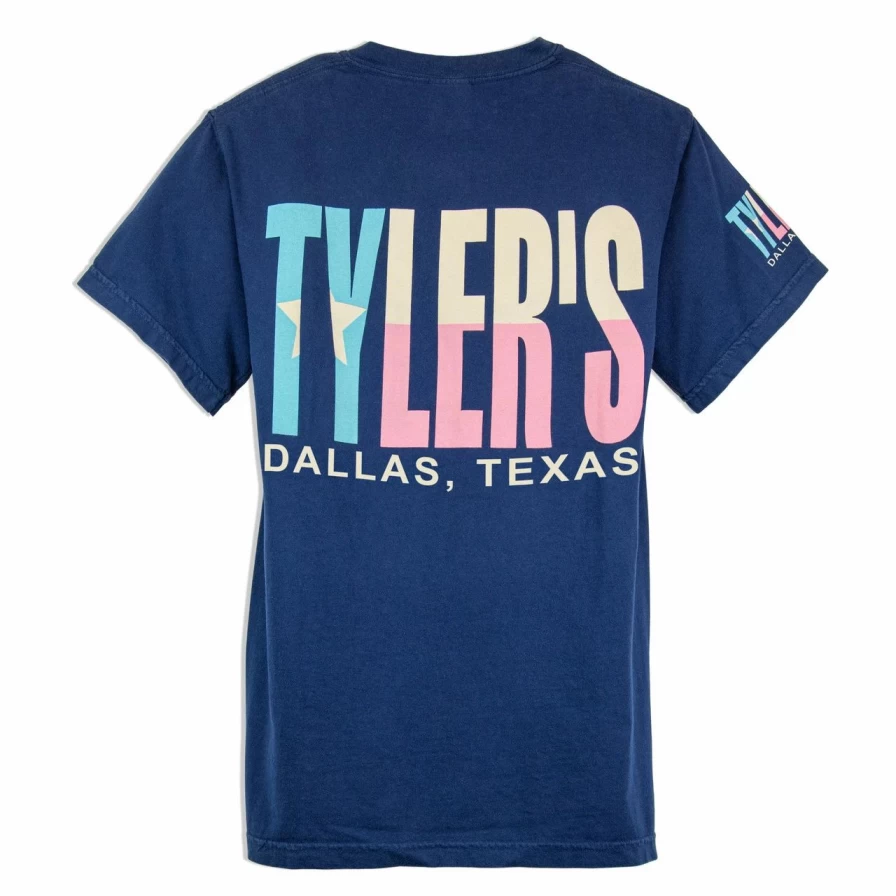 Vintage Comfort Colors Pastel Texas Flag Pocket T-Shirt - Dallas Retro Style Tee