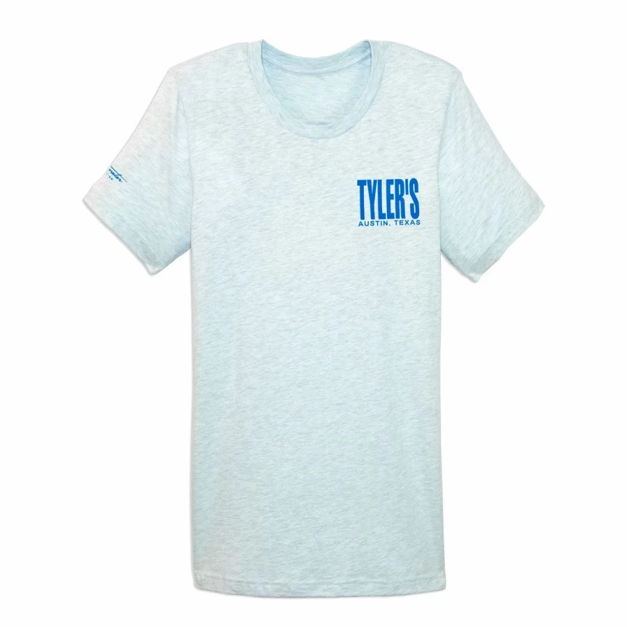 "Tyler's Dam That Cancer 2020 Charity T-Shirt | Hthr Prism Ice Blue | Fundraiser Tee"