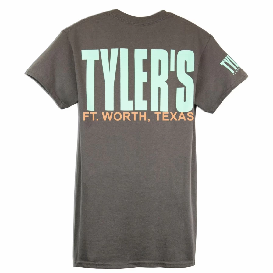 Charcoal and Mint Graphic Tee by Tyler's - Ft. Worth Inspired Design