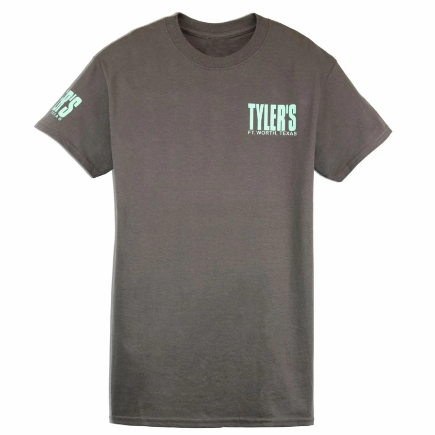 Charcoal and Mint Graphic Tee by Tyler's - Ft. Worth Inspired Design
