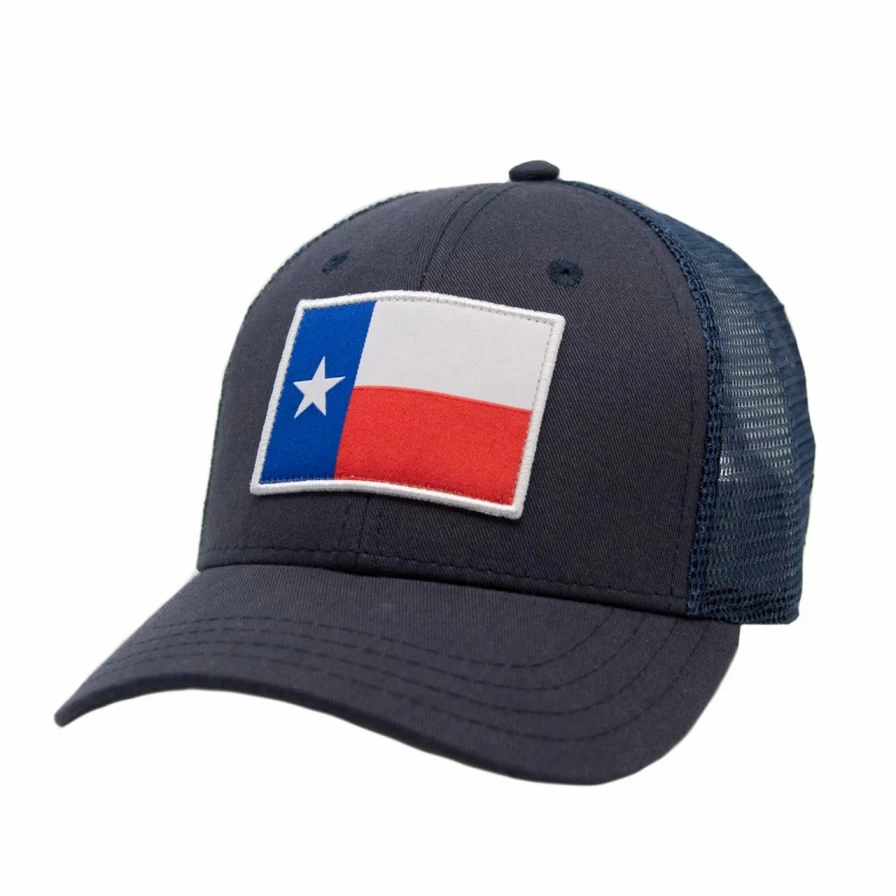"Kids' Patriotic Texas Flag Trucker Cap - Adjustable Mesh Back Hat for Boys & Girls"