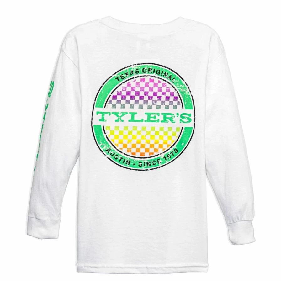 Kids' White Long Sleeve T-Shirtle - Comfortable Casual Top for Boys and Girls