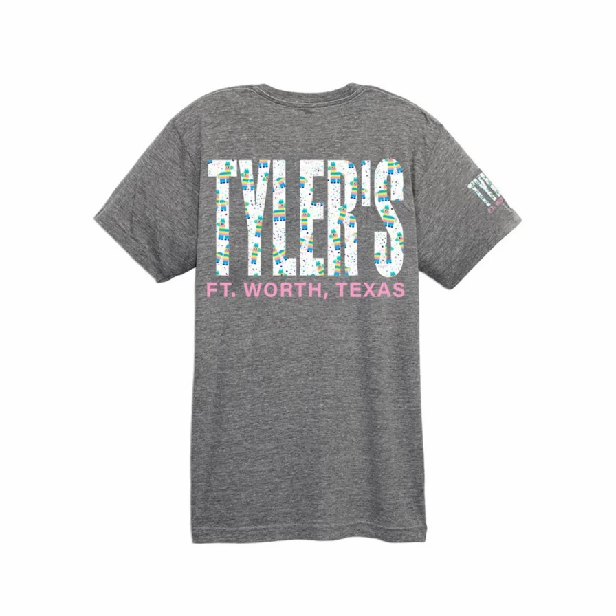 "Tyler's Fun Kids' Pinata Graphic Tee in Grey - Ft. Worth Casual T-Shirt"