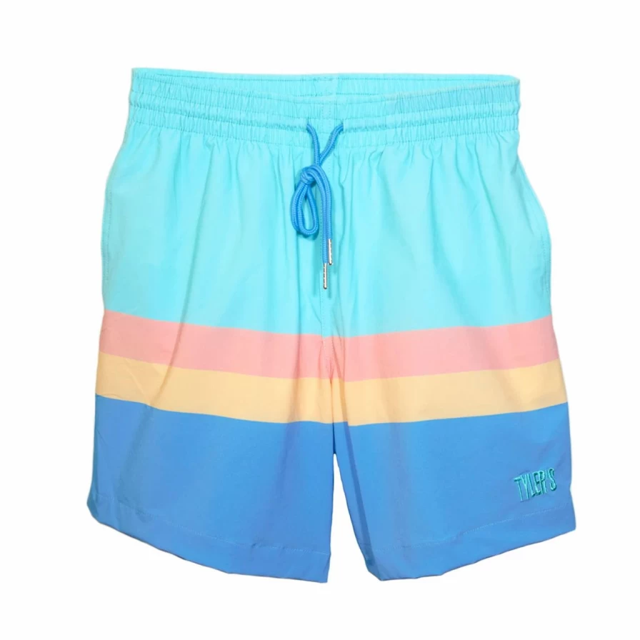 Tyler's Boys' Light Blue Volley Shorts - Comfortable Athletic Shorts for Active Kids