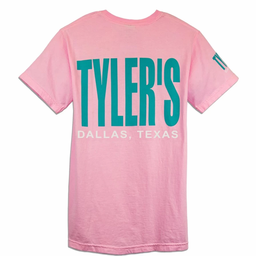 Vintage Comfort Color Tee - Soft Pink & Teal Blend, Relaxed Fit, Unisex T-Shirt