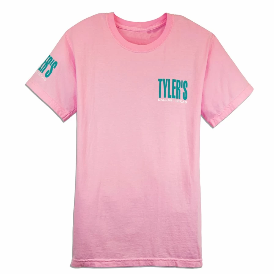 Vintage Comfort Color Tee - Soft Pink & Teal Blend, Relaxed Fit, Unisex T-Shirt