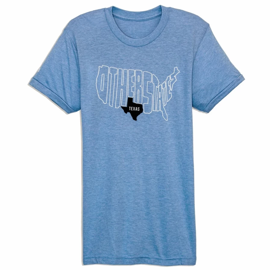"Other States Tee - Athletic Blue Casual T-Shirt"