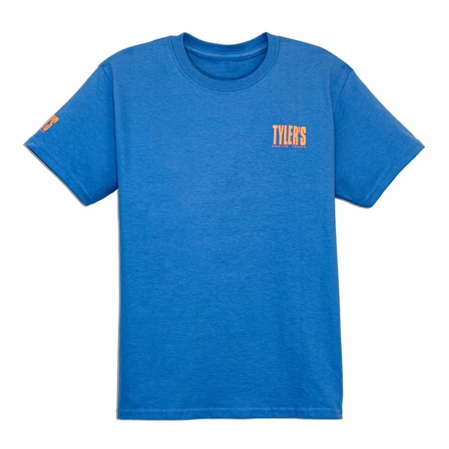 Kids' Tyler Iris Orange T-Shirt Austin Casual Comfortable Tee