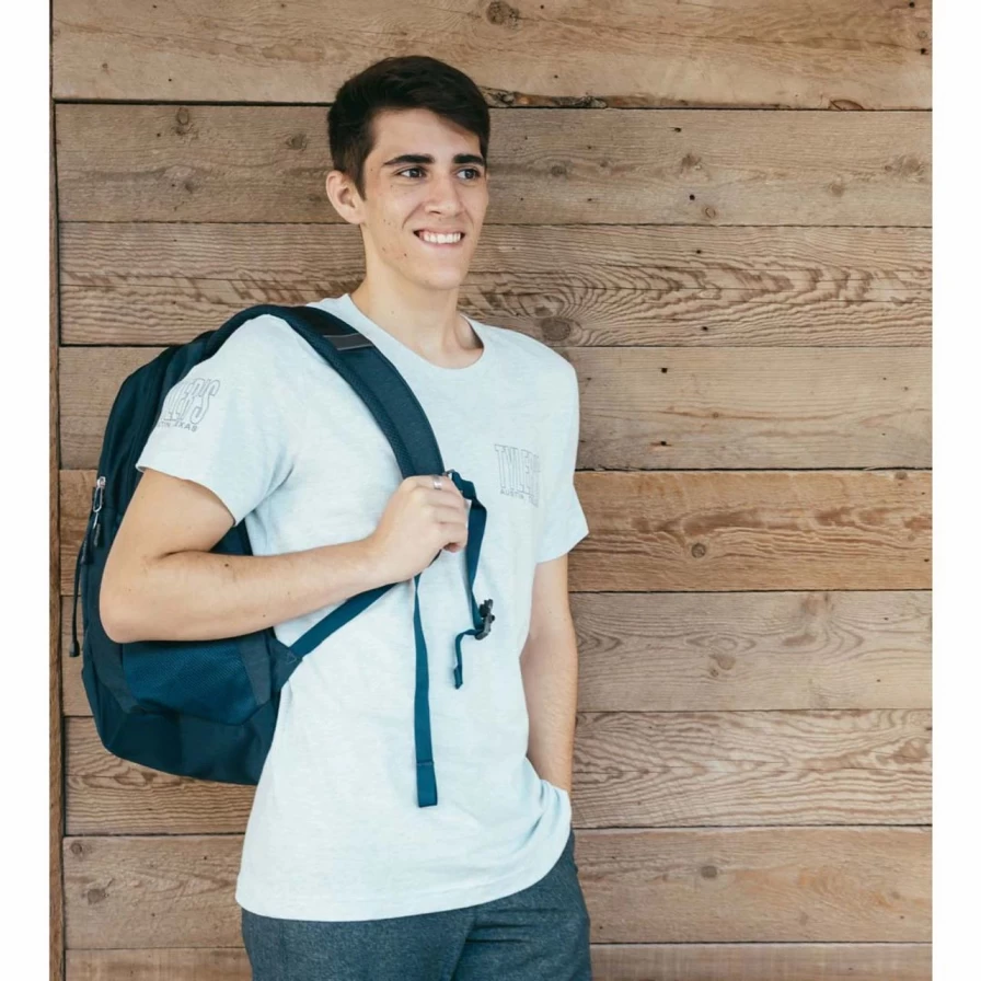 Tyler's Prism Ice Cool Grey Outline T-Shirt Ft Worth Casual Tee