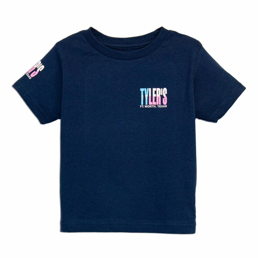 "Toddler's Navy Blue Texas Flag T-Shirt for Boys and Girls – Comfortable Cotton Tee"