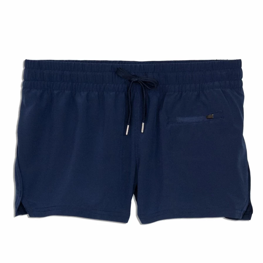 * Women's Navy City Shorts - Comfortable Casual High-Waisted Summer Shorts