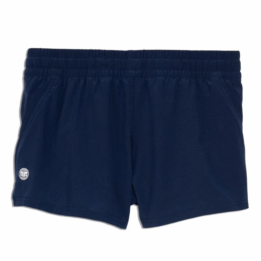 * Women's Navy City Shorts - Comfortable Casual High-Waisted Summer Shorts