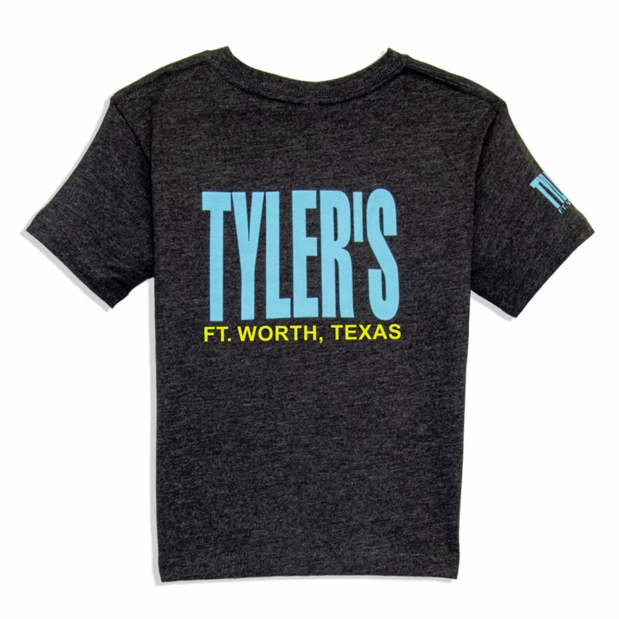 Toddler's Tyler Aqua and Yellow T-Shirt - Comfortable Cotton Tee for Kids