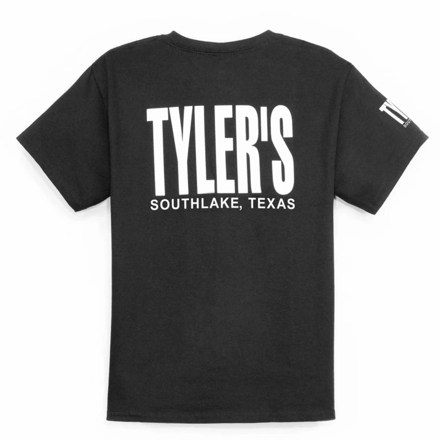 "Kids' Black & White Tyler's Tee - Southlake Graphic T-Shirt"